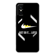 Чехол с логотипом Найк на Infinix GT 30 Pro (Nike just do it)