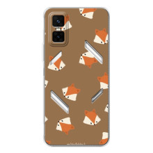 Чехол с принтом лисички на  (Маленькие лисички)