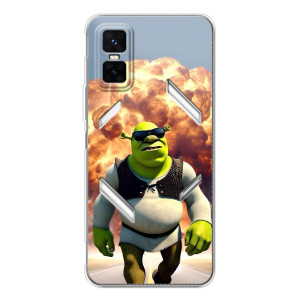 Друкований чохол з принтом Шрек для Infinix GT 30 Pro – Стильний Шрек