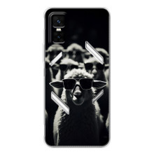 Чохол з принтом стильні тварини для ДжіТі 30 Про – Овечка в окулярах