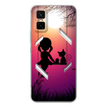 Дівчачий Чохол для Infinix GT 30 Pro (На гойдалці)