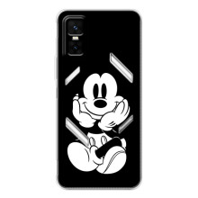 Эксклюзивный чехол для Infinix GT 30 Pro (AlphaPrint - Мультяшные) (Микки на черном)