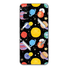 Космічні Чохли для ДжіТі 30 Про (VPrint) – Намальовані планети