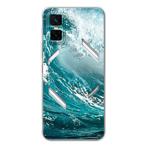 Летний Чехол на Infinix GT 30 Pro – Морская волна