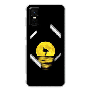 Летний Чехол на Infinix GT 30 Pro – Желтый Закат