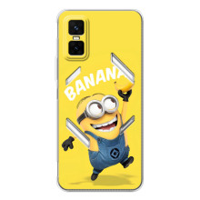 Мультяшний принт на Чохол для ГТ 30 Про (Banana)