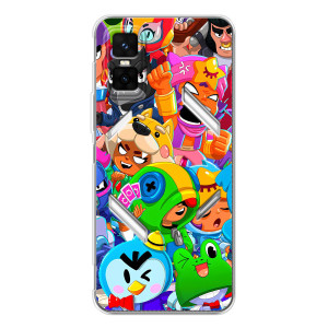 Силіконовый Чохол на Infinix GT 30 Pro з картинкою Brawl Stars – Brawl-Stars