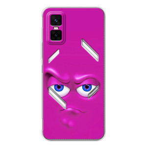 Силиконовые Чехлы (смешные стикеры) для Infinix GT 30 Pro – Хитрая мордочка