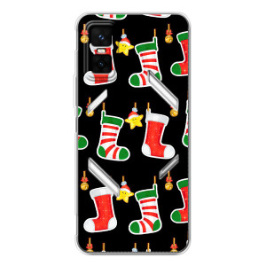 Силиконовый бампер на рождество для Infinix GT 30 Pro (Рождественские подарки)