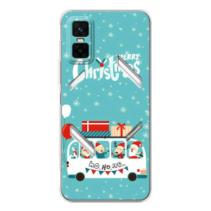 Силиконовый бампер на рождество для Infinix GT 30 Pro (Рождественское настроение)