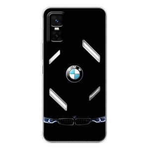 Силиконовый бампер с картинкой машины на Infinix GT 30 Pro – Черный BMW