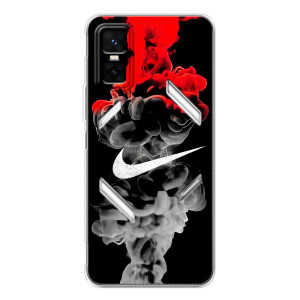 Силиконовый Чехол на Infinix GT 30 Pro с картинкой Nike – Nike дым
