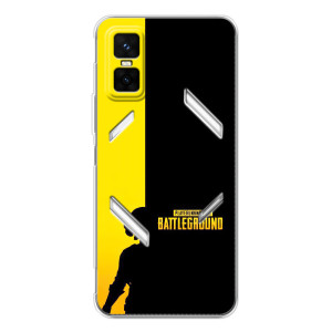 Чехол (TPU) с картинкой "Лого Пабг" на ГТ 30 Про (Battlegrounds)