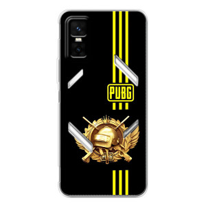 Чехол (TPU) с картинкой "Лого Пабг" на ГТ 30 Про (Лого PUPG)