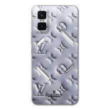 Текстурний Чохол Louis Vuitton для ГТ 30 Про – Білий ЛВ