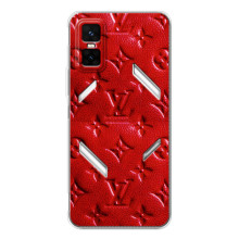 Текстурний Чохол Louis Vuitton для ГТ 30 Про – Червоний ЛВ