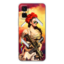 ЗСУ Чохли (TPU) для Infinix GT 30 Pro (Жінка солдат)