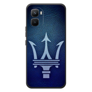 Чехлы с тематикой "Крутые машины" на Infinix GT 50 Pro – Лого Maserati