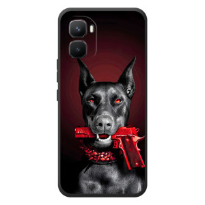 Чехол ДОБЕРМАН для Infinix GT 50 Pro (Доберман злой)