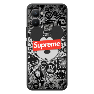 Чехол с Брендами одежды на Инфиникс ГТ 50 Про – Supreme Маус
