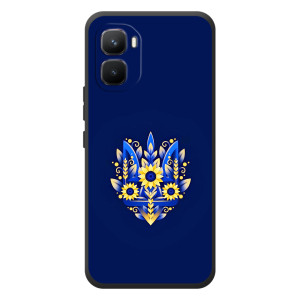 Чехол Укр Символика для Infinix GT 50 Pro (Цветущий Герб)