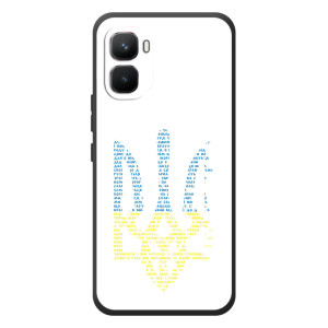 Чехол с украинским гербом на Infinix GT 50 Pro – Герб с гимном Украины