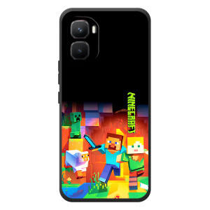 Чехлы для Infinix GT 50 Pro (Персонажи Майн Крафт) – Герой Майнкрафт
