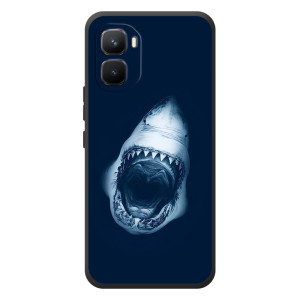 Силиконовый бампер с картинкой животных для Infinix GT 50 Pro – Пасть Акулы
