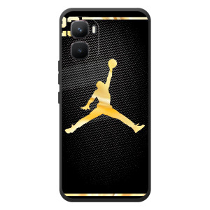 Силиконовый Чехол Nike Air Jordan на Инфиникс ГТ 50 Про (Джордан 23)