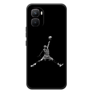Силиконовый Чехол Nike Air Jordan на Инфиникс ГТ 50 Про (Джордан)