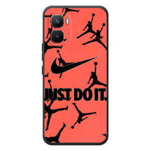 Силиконовый Чехол Nike Air Jordan на Инфиникс ГТ 50 Про (Just Do It)