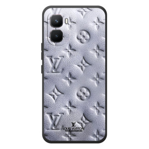 Текстурный Чехол Louis Vuitton для Инфиникс ГТ 50 Про (Белый ЛВ)