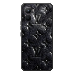Текстурный Чехол Louis Vuitton для Инфиникс ГТ 50 Про (Черный ЛВ)