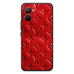 Текстурный Чехол Louis Vuitton для Инфиникс ГТ 50 Про (Красный ЛВ)