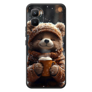 Печатный чехол «Зверята с кофе» для Infinix GT 50 Pro (Медвежонок с кофе)