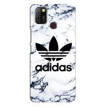 Чехлы Адидас для Infinix Hot 10 Lite (AlphaPrint) – Адидас на мраморе