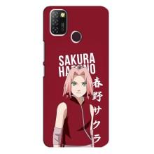Чехлы Персонажи Аниме Наруто для Infinix Hot 10 Lite (AlphaPrint) – Аниме Сакура
