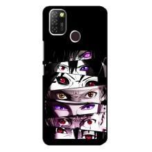 Чехлы Персонажи Аниме Наруто для Infinix Hot 10 Lite (AlphaPrint) – Глаза Anime