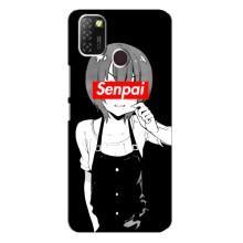 Чехлы Персонажи Аниме Наруто для Infinix Hot 10 Lite (AlphaPrint) – Senpai