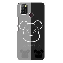 Чехлы для Infinix Hot 10 Lite - Bearbrick Louis Vuitton (PREMIUMPrint) (БеарБрик глаза)