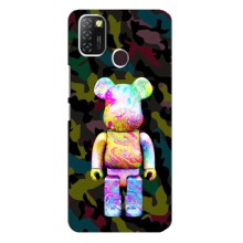 Чехлы для Infinix Hot 10 Lite - Bearbrick Louis Vuitton (PREMIUMPrint) (Яркий Bearbrick)