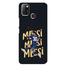 Чехлы для Infinix Hot 10 Lite (Leo чемпион) (AlphaPrint) – Messi ПСЖ