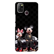 Чехол Disney Mouse Infinix Hot 10 Lite (PREMIUMPrint) (Семья Маусов)