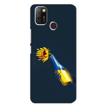 Чехол для Патриота Украины Infinix Hot 10 Lite - (AlphaPrint) (Коктейль молотова)