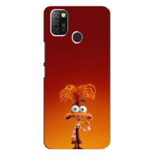 Чехол Головоломка для Infinix Hot 10 Lite - (AlphaPrint) (Тревожность)