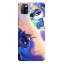Чехол для Инфиникс Хот 10 Лайт - (Единорожки - Новинки) (AlphaPrint) – Единорожки