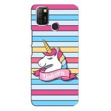 Чехол для Инфиникс Хот 10 Лайт - (Единорожки - Новинки) (AlphaPrint) – Unicorn