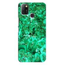 Мраморный чехол на Infinix Hot 10 Lite (VPrint) – Салатный Мрамор