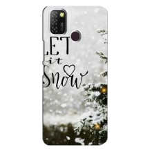 Новогодние, Праздничные Чехлы для Infinix Hot 10 Lite - 2024 год – Let it snow