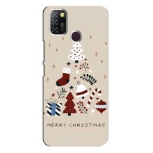 Рождественские Чехлы для Infinix Hot 10 Lite (VPrint) (Merry Christmas)